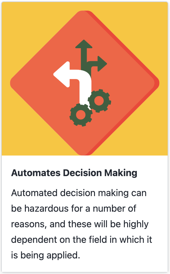 the automates decisions label